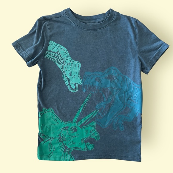 Cat & Jack Blue Dinosaur Tee and Arizona Orange T-Rex Long Sleeve Mini Bundle 🦖 - Picture 7 of 12